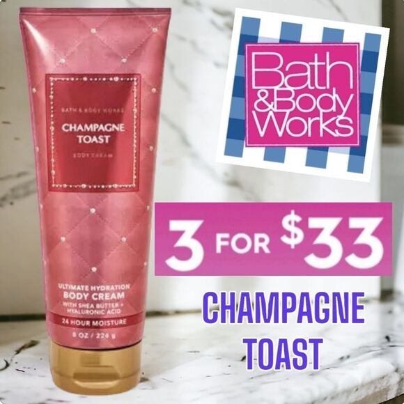 Bath & Body Works Champagne Toast Body Cream - Picture 1 of 4